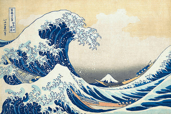The Great Wave off Kanagawa print